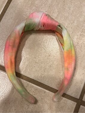 Pastel Tie-Dye Knotted Headband